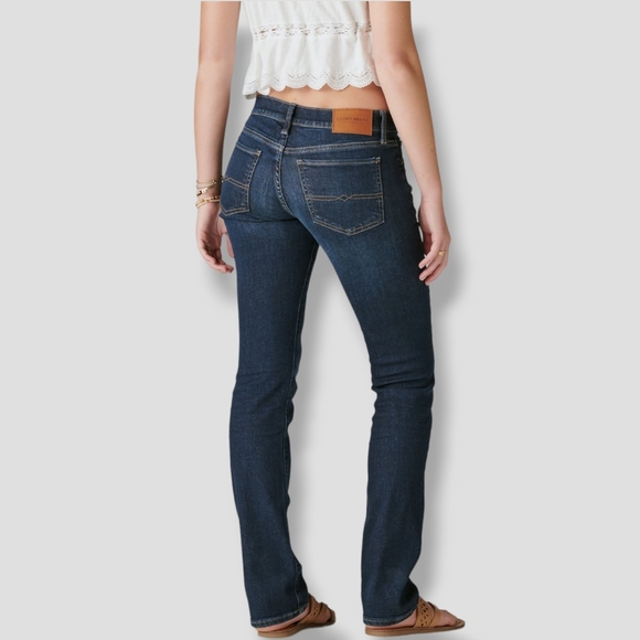 NWOT LUCKY BRAND Sweet Straight Denim Indigo Blue - Picture 12 of 16